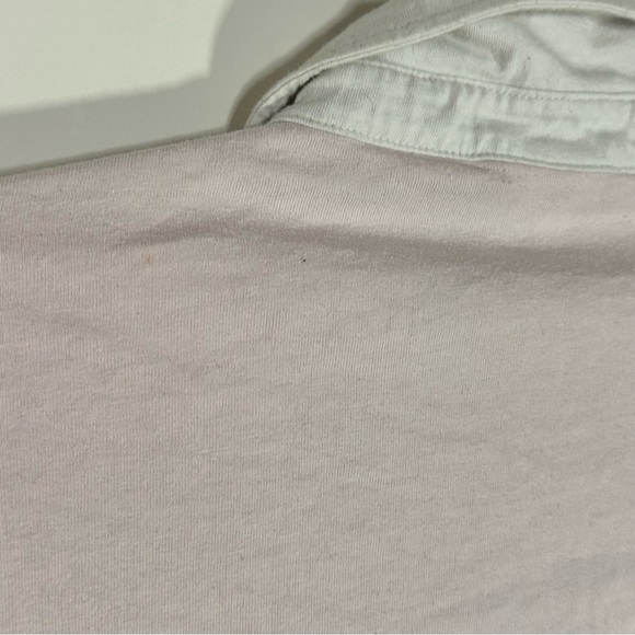 Victoria’s Secret PINK Rugby Shirt Long Sleeve Colorblock Pink w Black S Logo - Picture 10 of 12